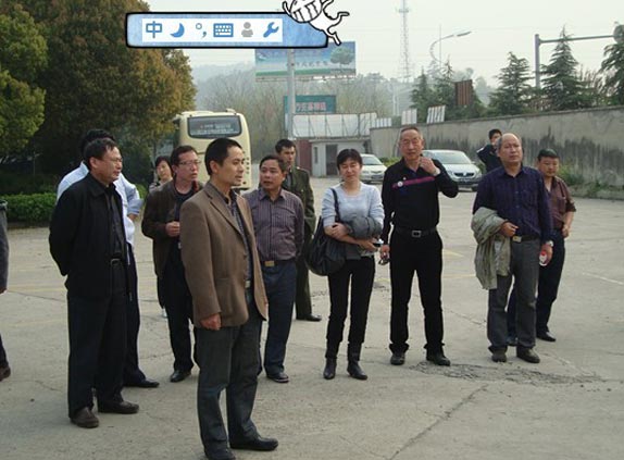 寧夏農機監理總站來我公司考察